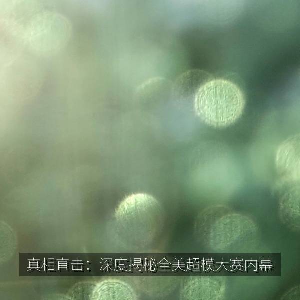 真相直击：深度揭秘全美超模大赛内幕 剧照海报